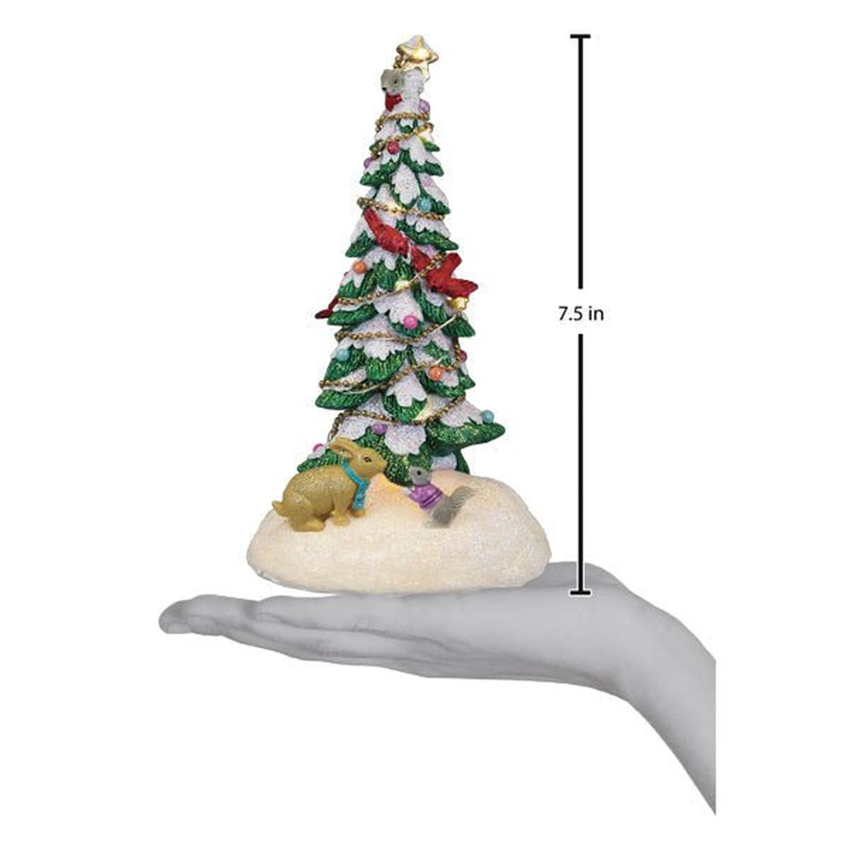 Shop For Critter Tree Lighted Figurine