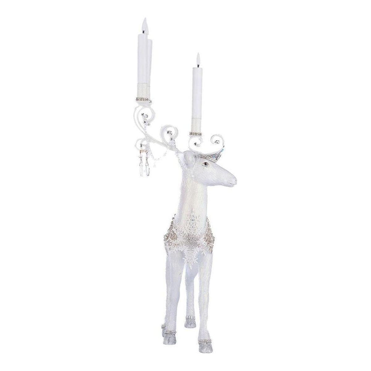 Shop For Crystal Christmas Standing Deer Candleholder
