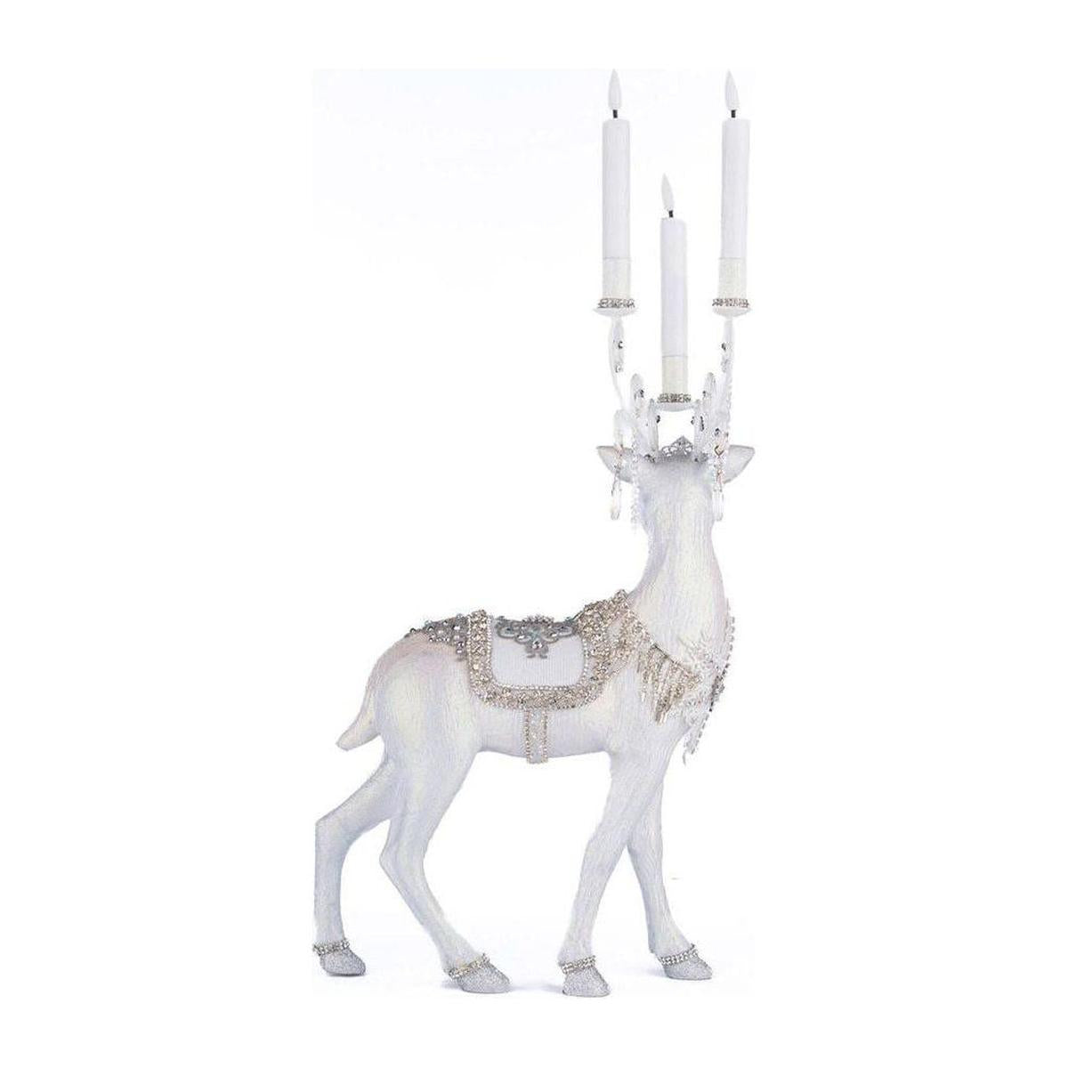 Shop For Crystal Christmas Standing Deer Candleholder