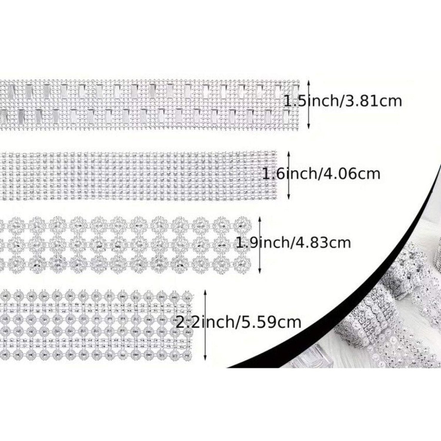 Shop For Crystal Rhinestone Ribbon (1 Yard)