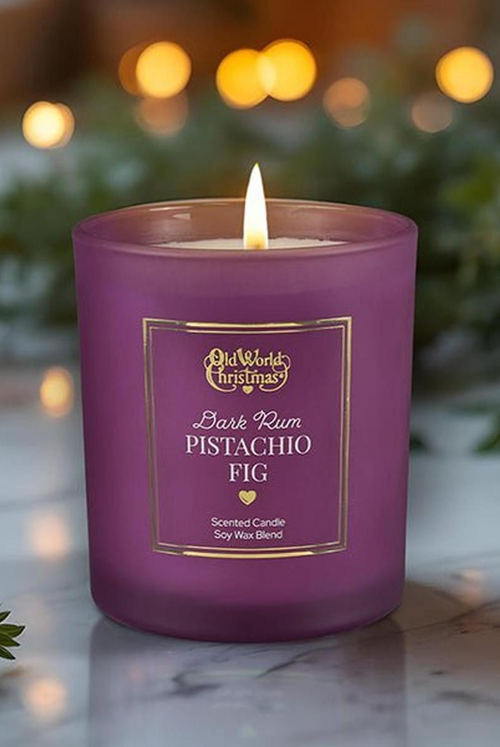 Dark Rum Pistachio Fig Candle