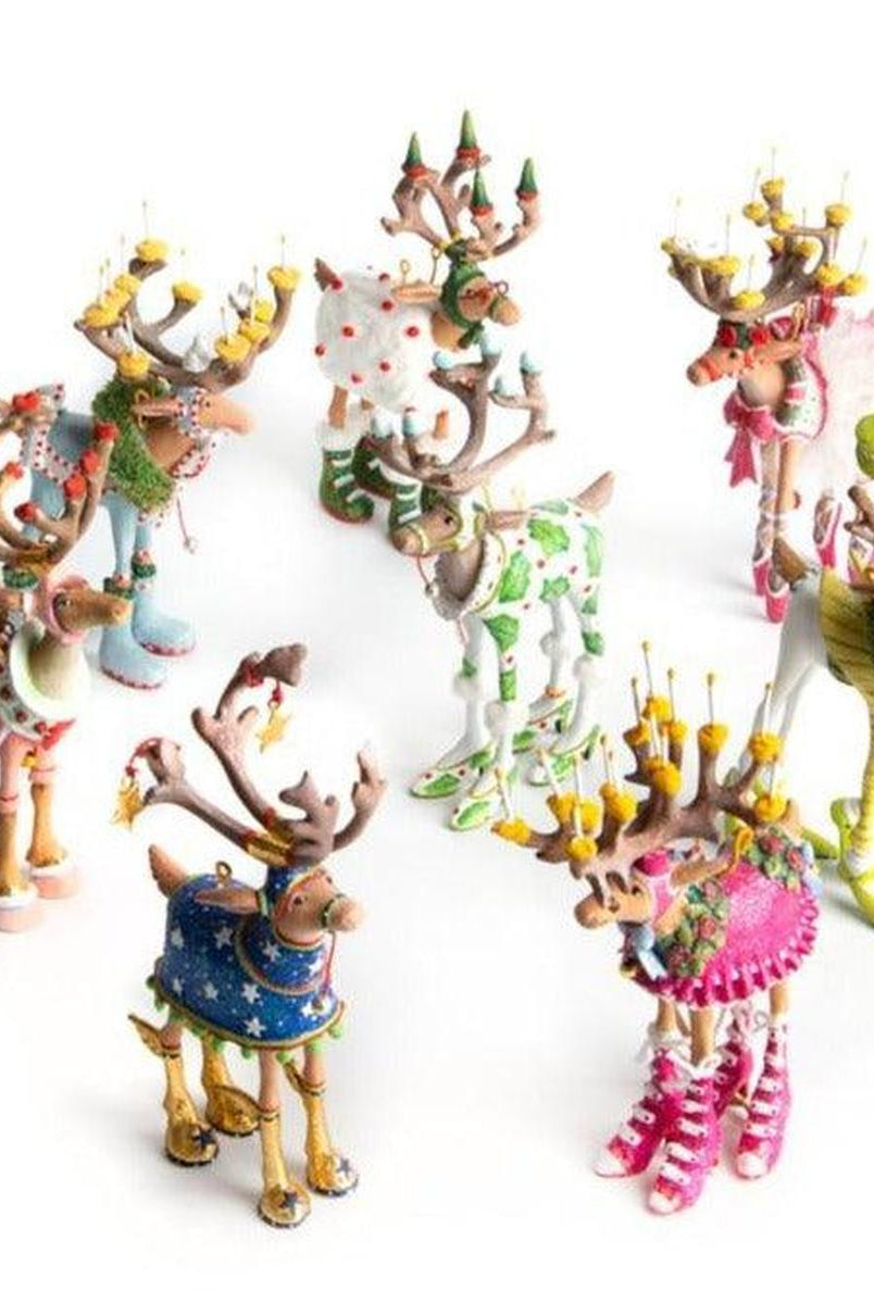 Shop For Dash Away Mini Reindeer Ornament (Set of 8)