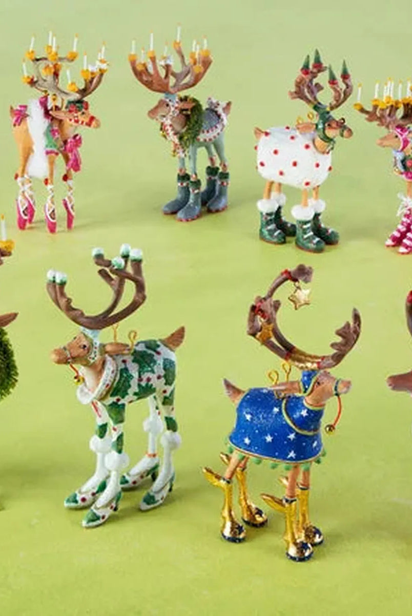 Shop For Dash Away Mini Reindeer Ornament (Set of 8)