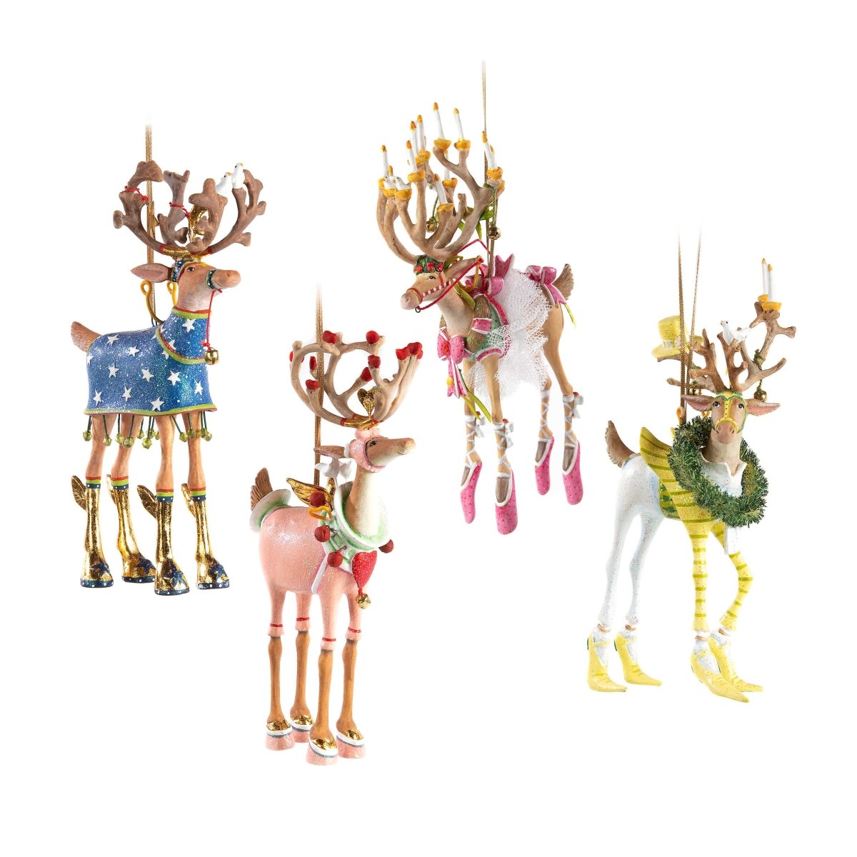 Shop For Dash Away Reindeer Ornament, Set - B