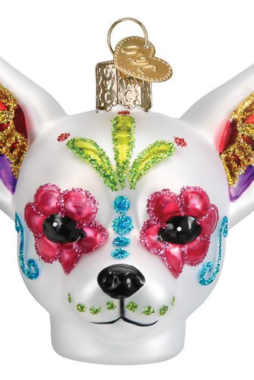 Dia De Los Muertos Dog Ornament