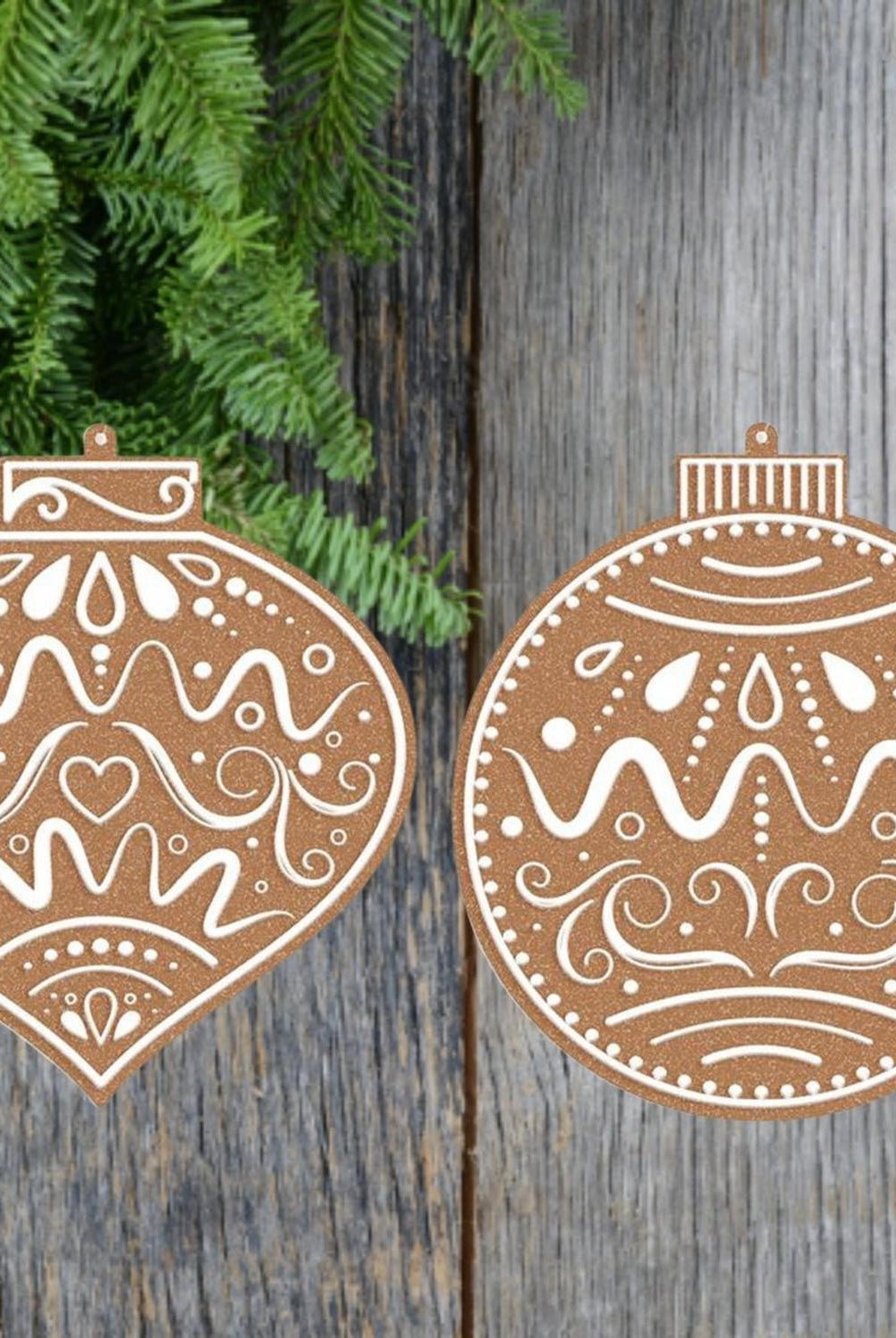 Double Sided Gingerbread Ornament (Asst 2)