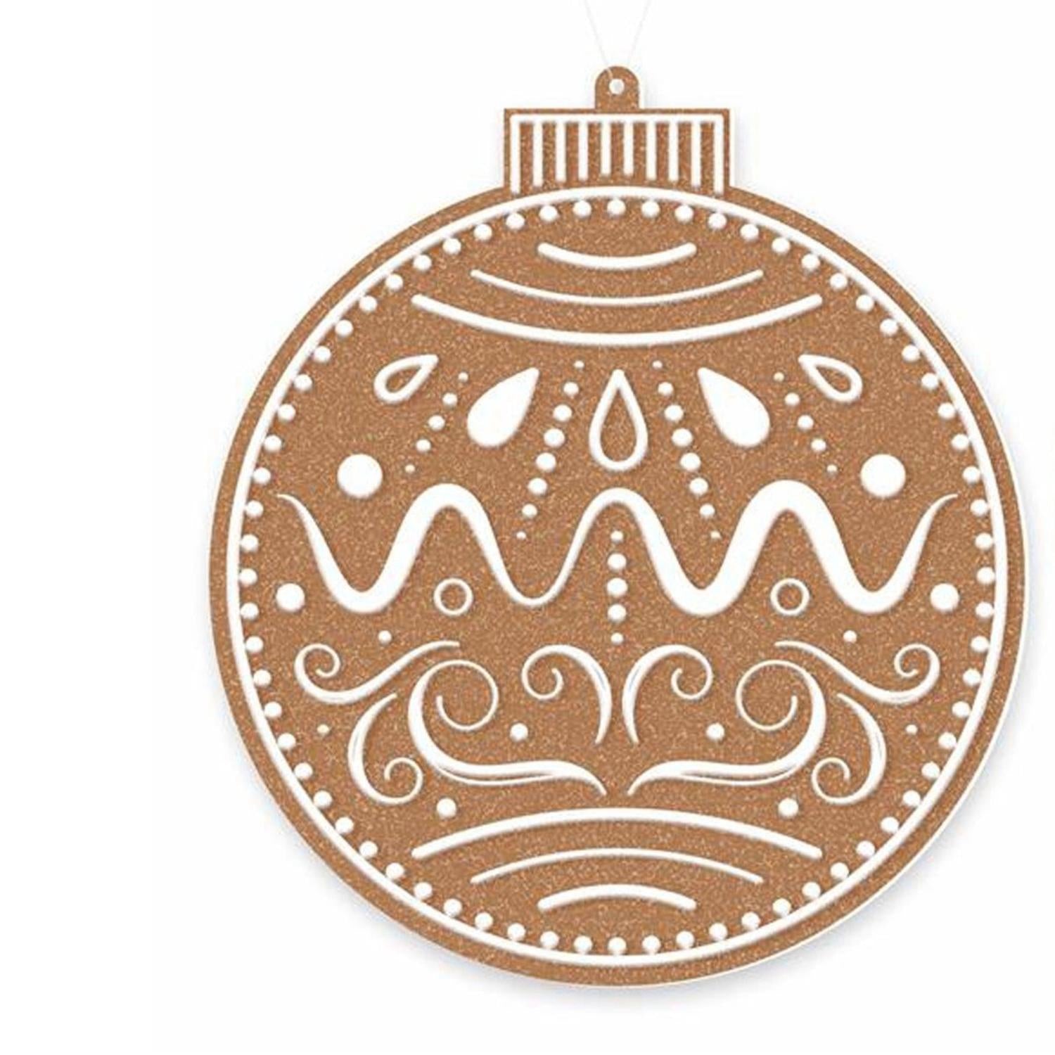 Double Sided Gingerbread Ornament (Asst 2)