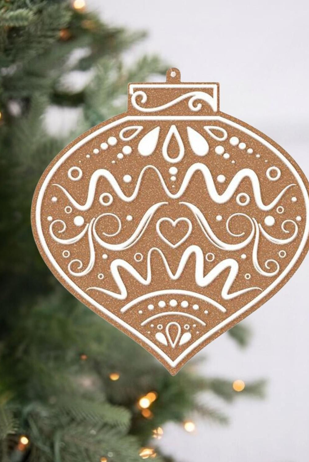Double Sided Gingerbread Ornament (Asst 2)