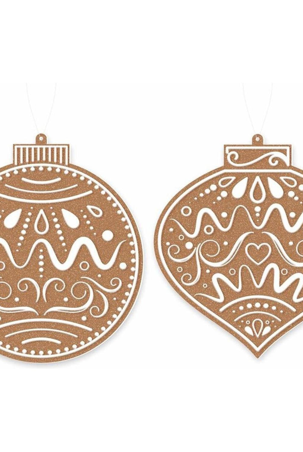 Double Sided Gingerbread Ornament (Asst 2)