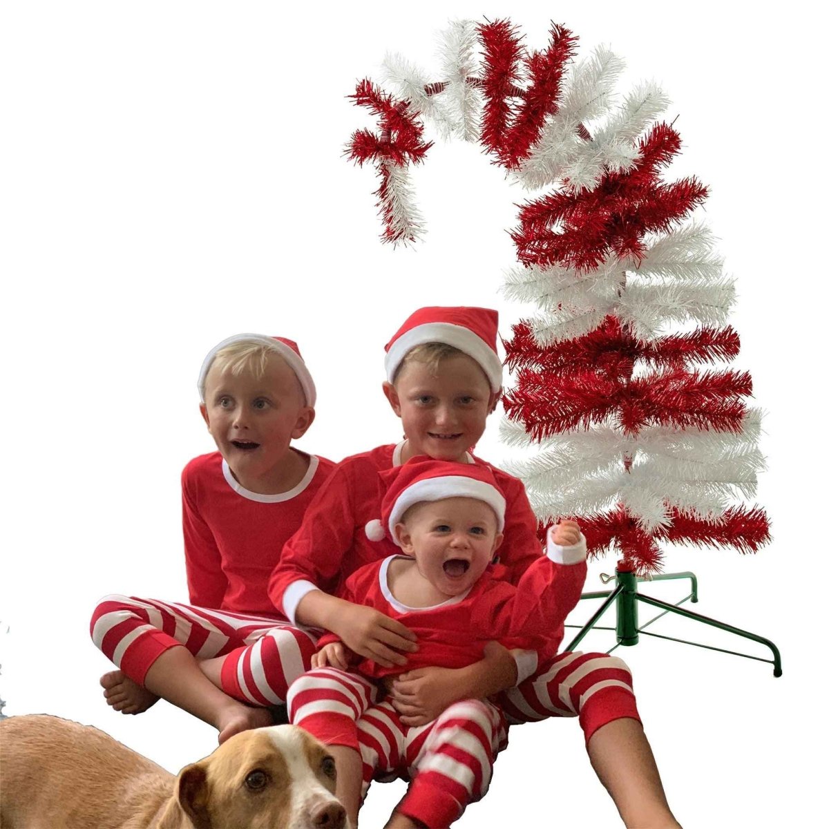 Shop For Dr. Seuss Red & White Tinsel Christmas Tree