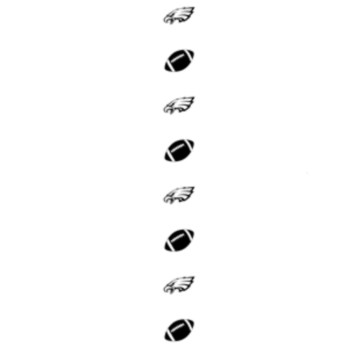 Shop For Eagle/Hawk Homecoming Ribbon: (Green/White), Size 9
