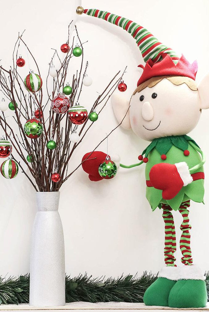 Shop For Elf Theme Christmas Ornament, Set of 9