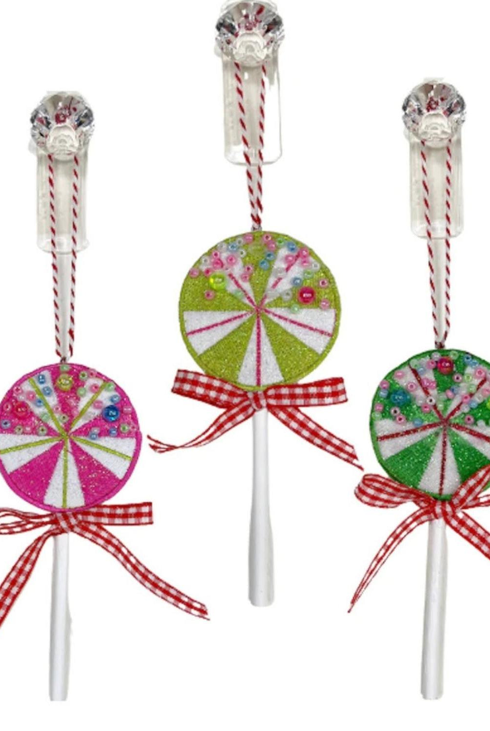 Embroidered with Beading Lollipops (Set of 3)