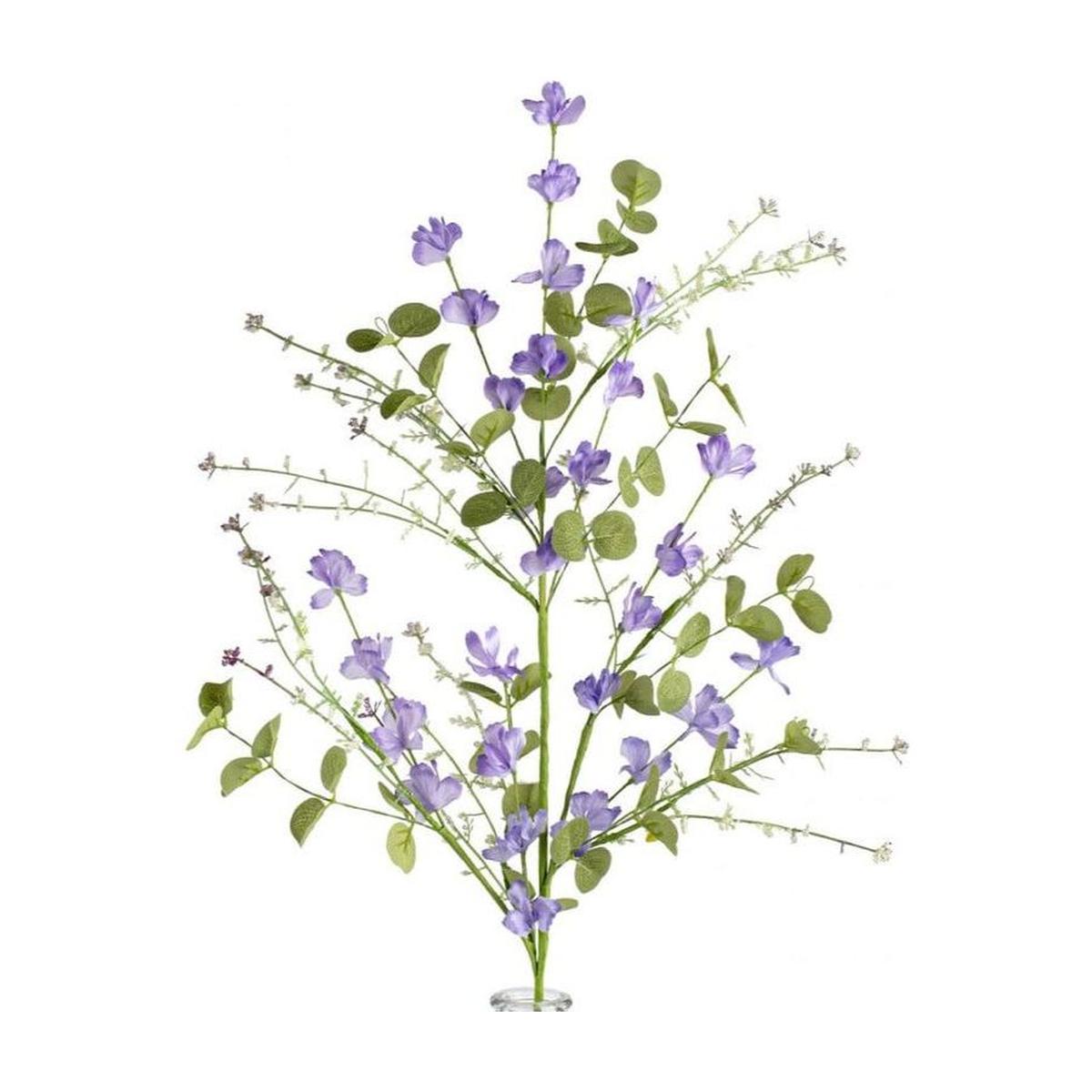 Shop For Fabric Flower Eucalyptus Spray: Lavender at Michelle's aDOORable Creations