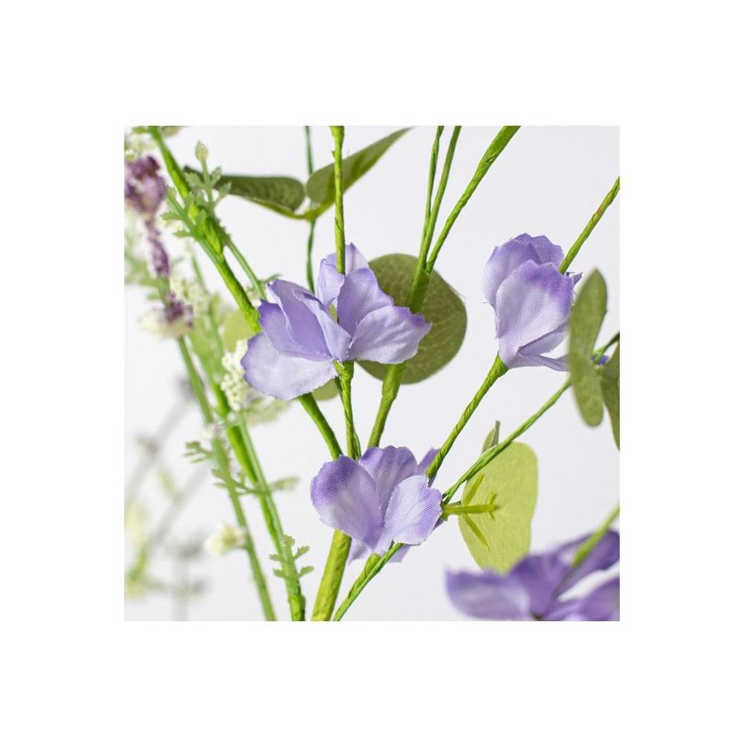 Shop For Fabric Flower Eucalyptus Spray: Lavender at Michelle's aDOORable Creations