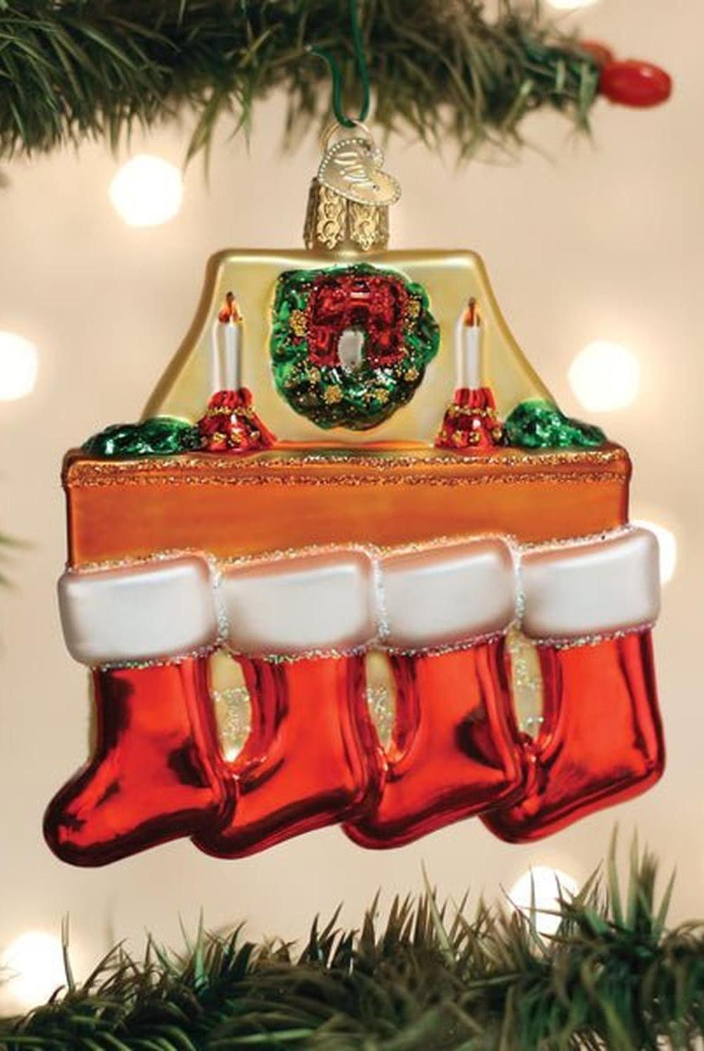 Family Of 4 Stockings Ornament