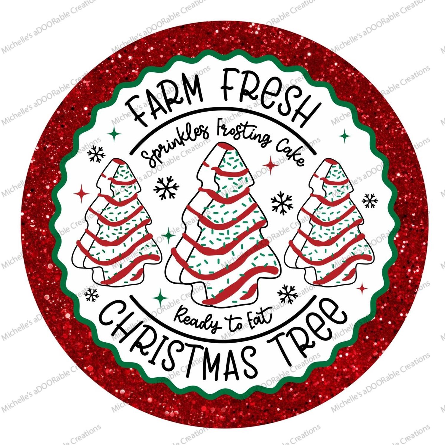 Shop For Farm Fresh Christmas Tree Glitter Sign