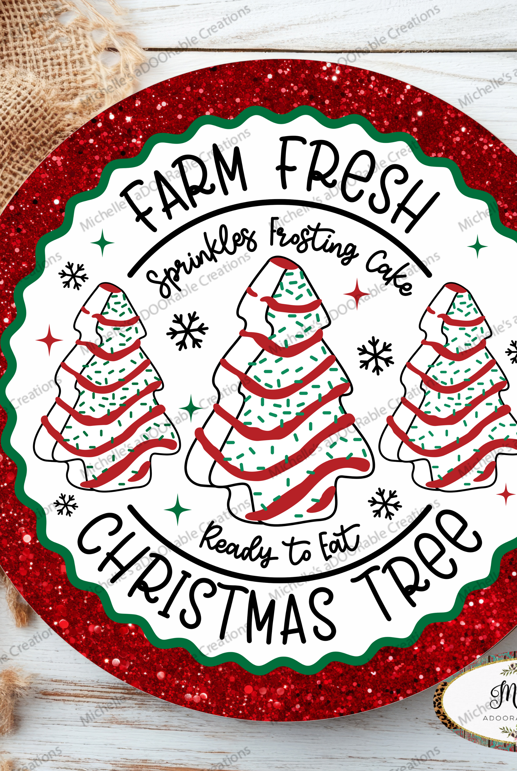 Shop For Farm Fresh Christmas Tree Glitter Sign