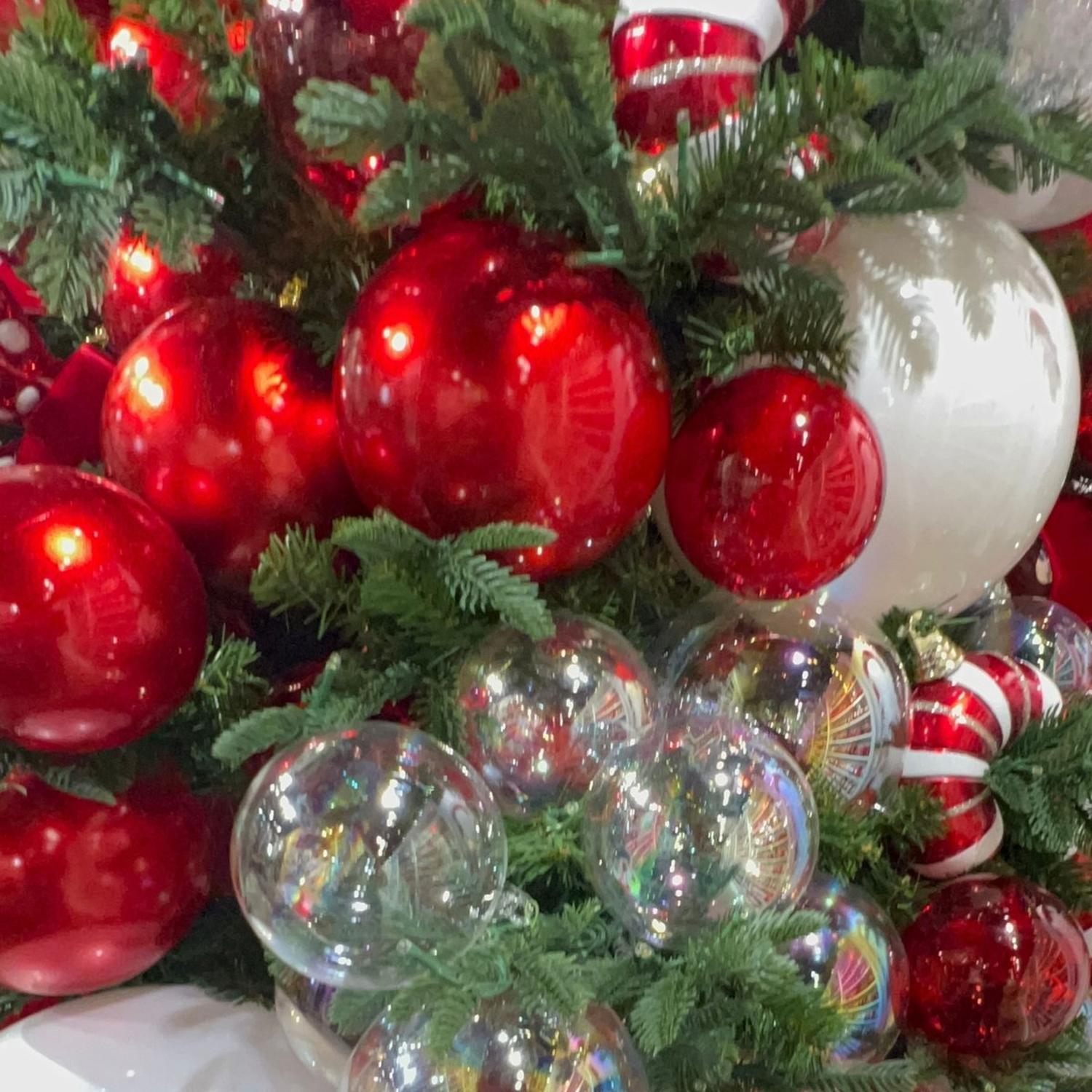 Shop For Farrisilk 4" Red Candy Apple Ball Ornament