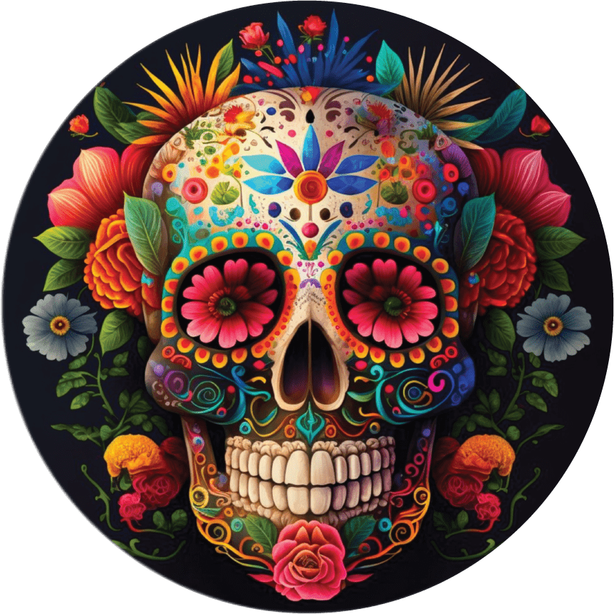 Shop For Floral DOD Sugar Skull Sign