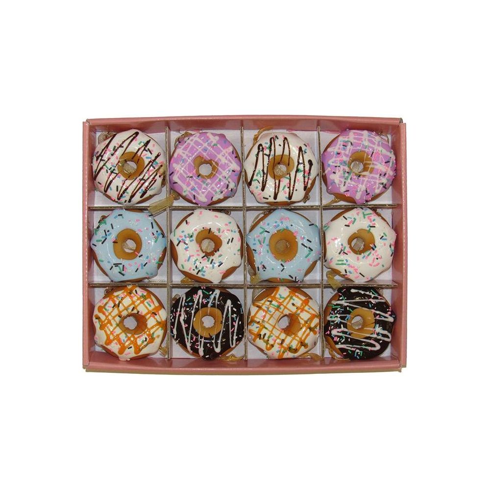 Shop For Foam Donut Ornaments (12Pc. Box Set) at Michelle's aDOORable Creations