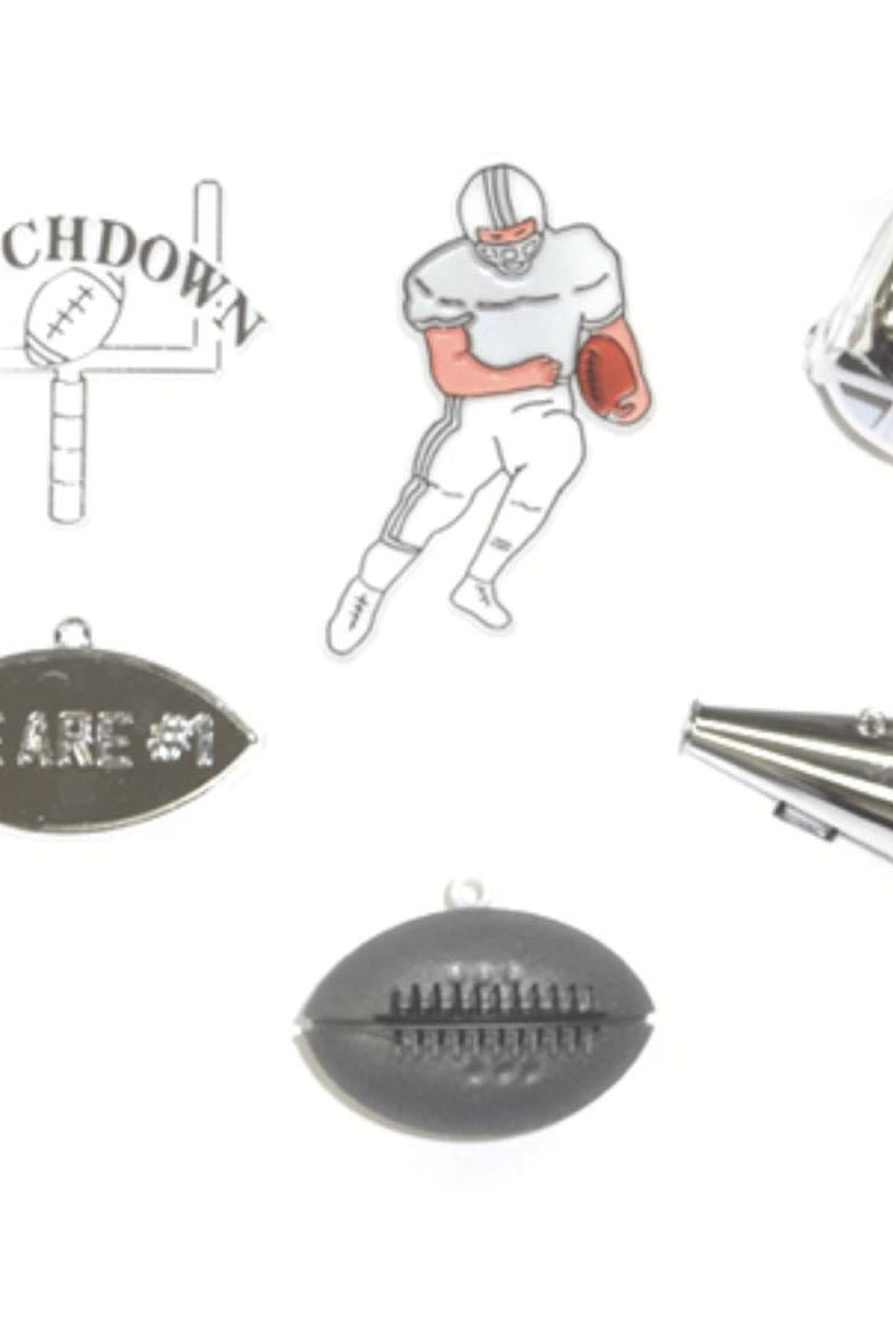 Shop For Football Mum Trinket Pack: Purple (6 Pcs)