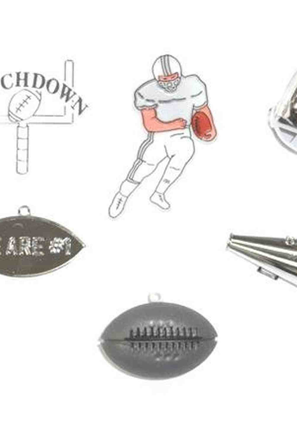 Shop For Football Mum Trinket Pack: Purple (6 Pcs)