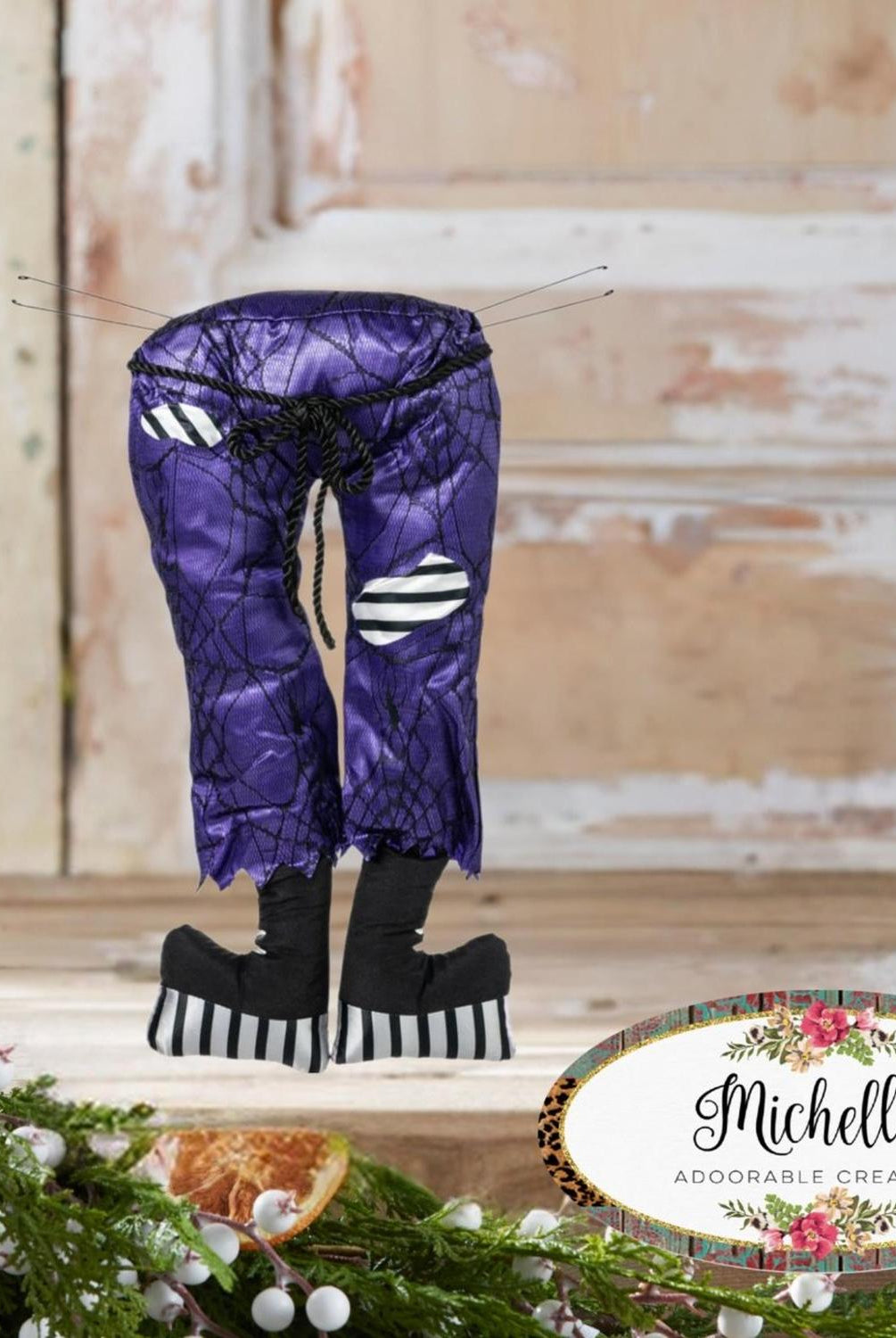 Shop For Frankenstein Plush Legs Wreath Enhancement