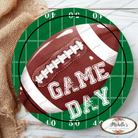 Shop For Game Day Football Round Sign