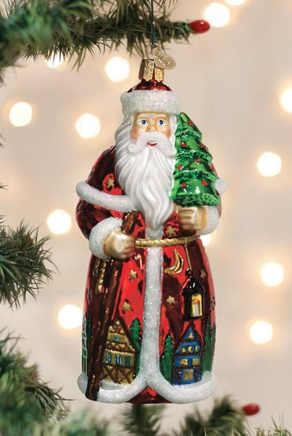German Santa Ornament