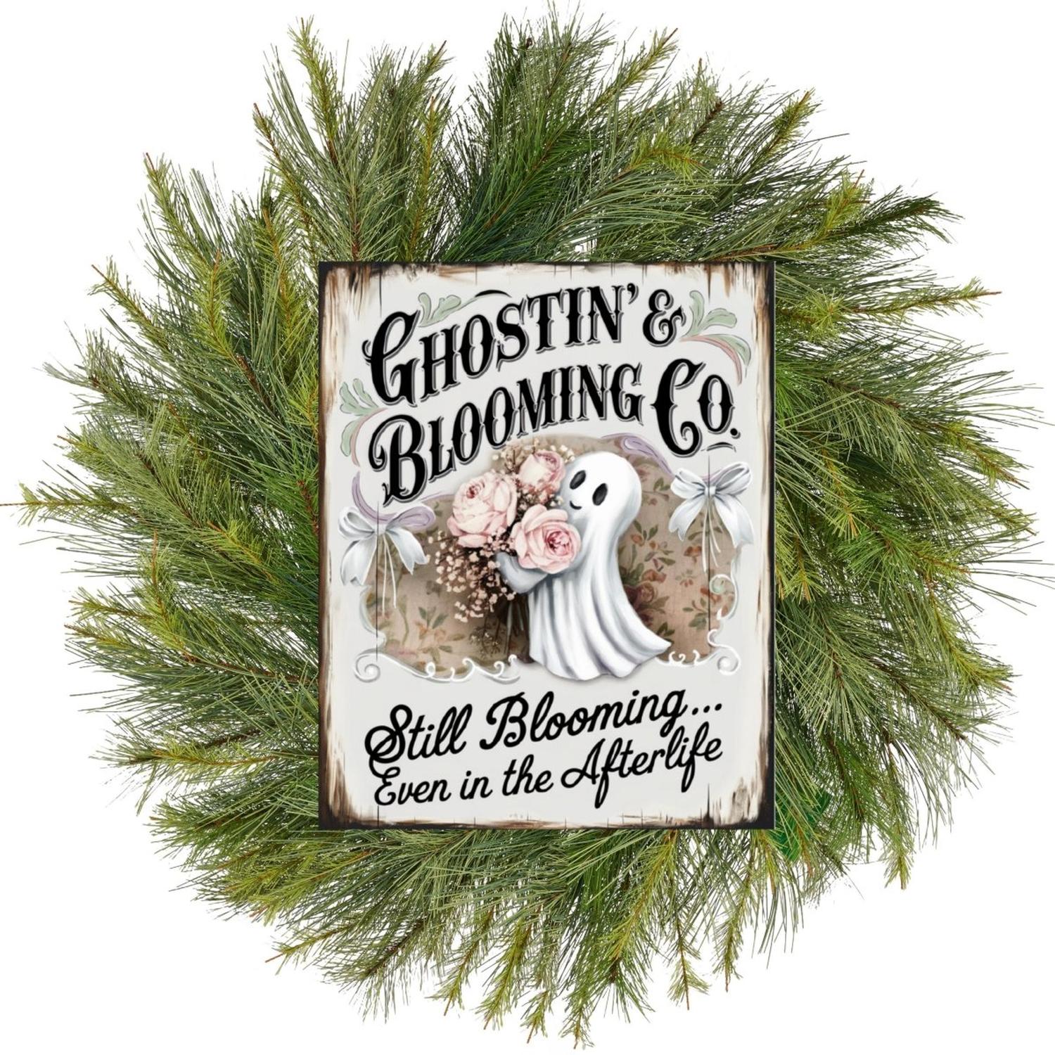 Shop For Ghostin Blooming Co Halloween Sign