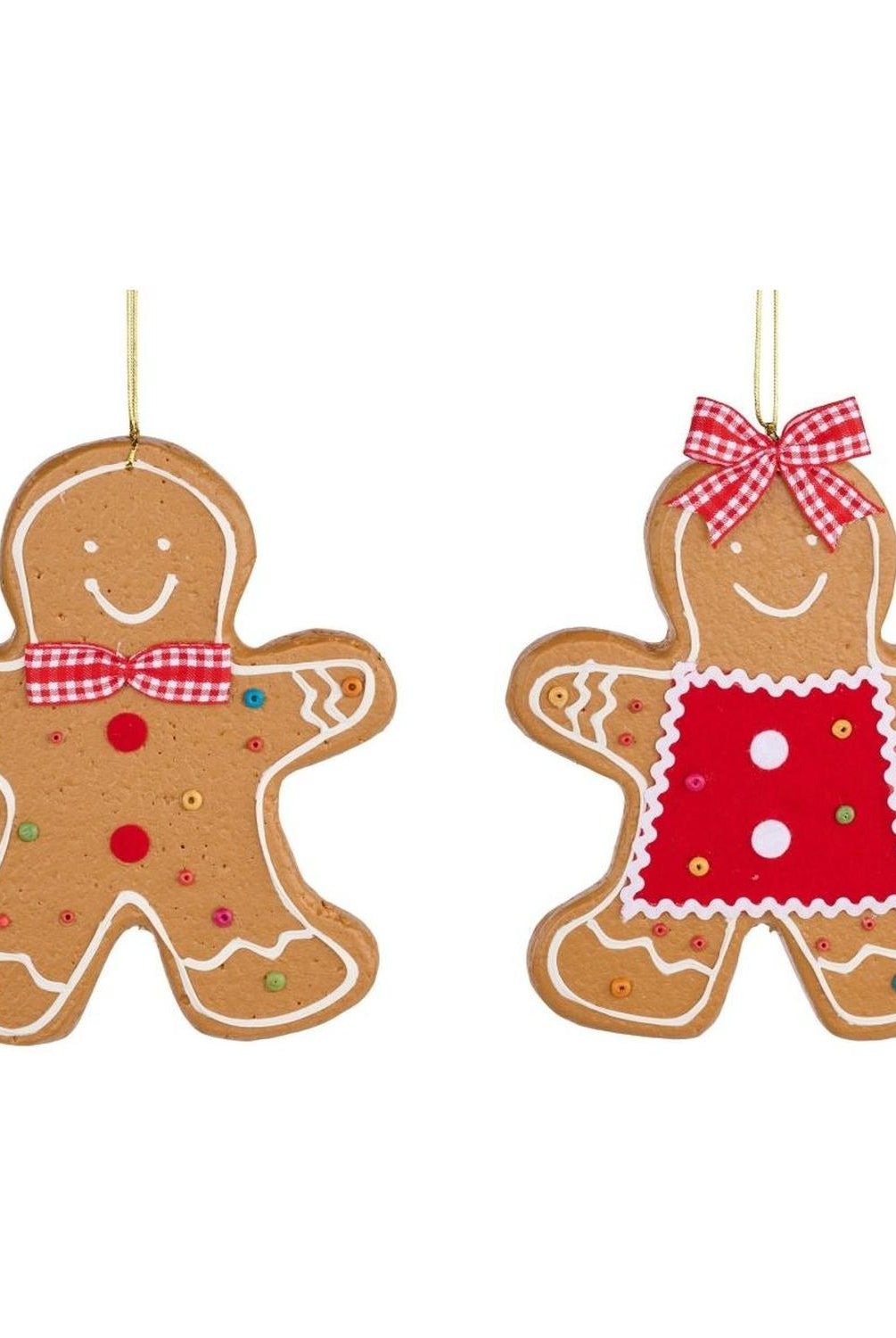 Gingerbread Boy & Girl Ornament
