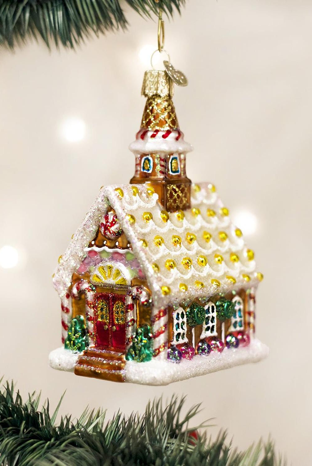 Gingerbread Church Ornament