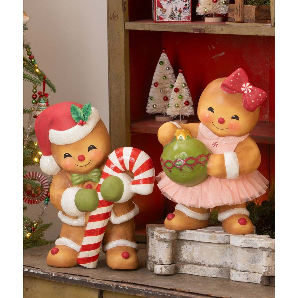 Gingerbread George Christmas Figurine