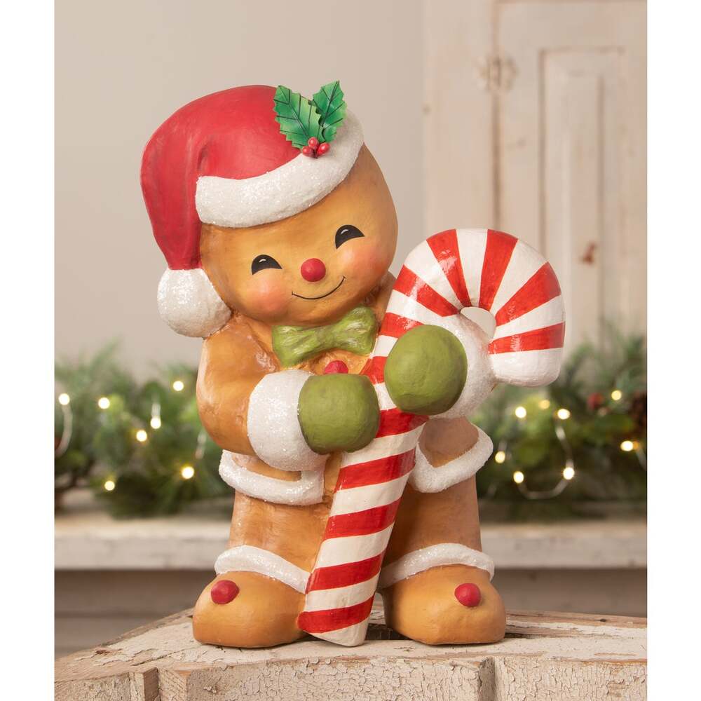 Gingerbread George Christmas Figurine