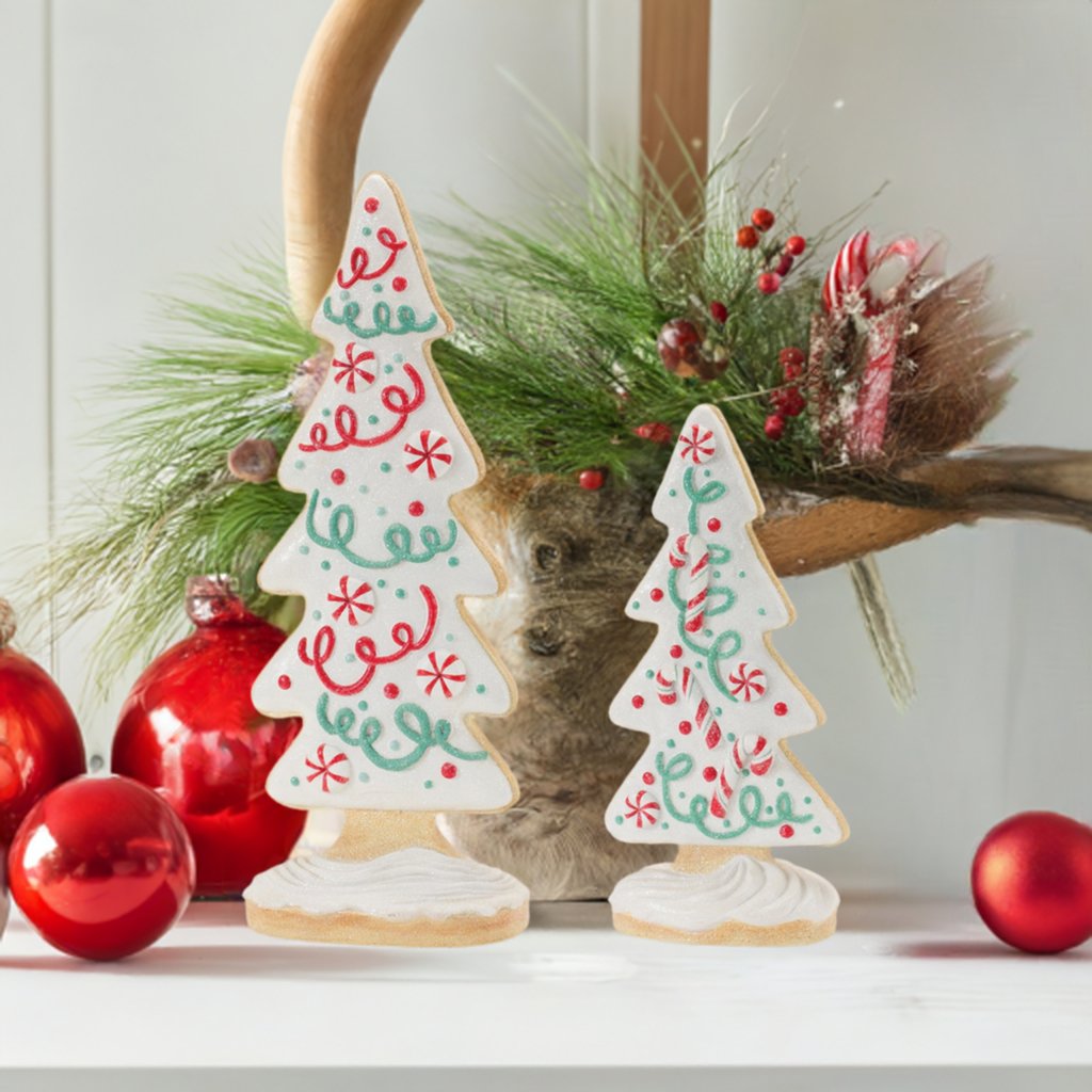Shop For Gingerbread Holiday Tree (Set of 2) at Michelle's aDOORable Creations