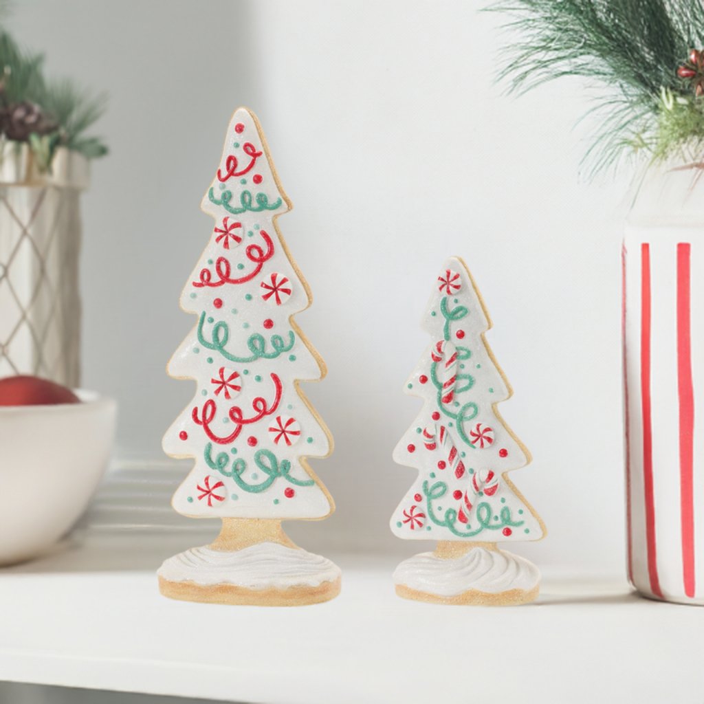 Shop For Gingerbread Holiday Tree (Set of 2) at Michelle's aDOORable Creations
