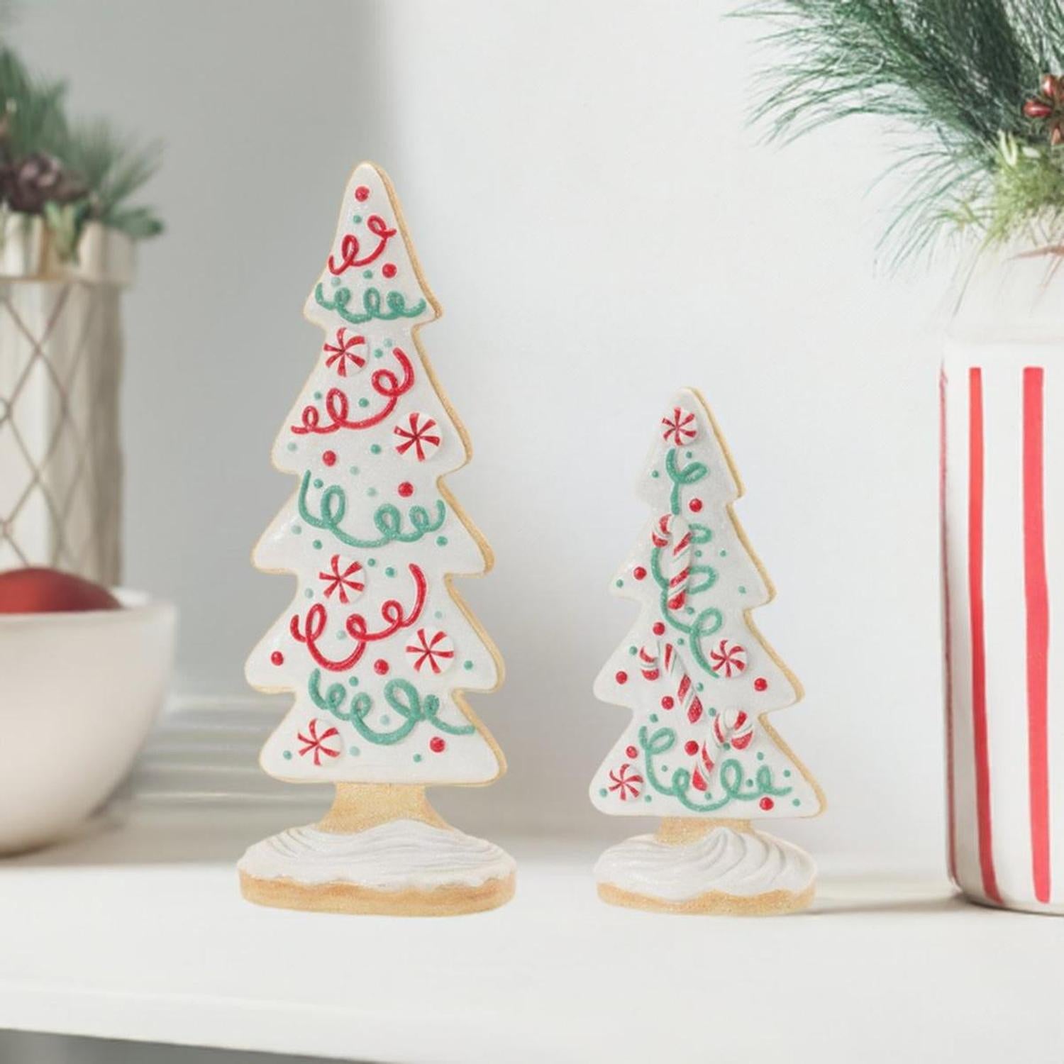 Shop For Gingerbread Holiday Tree (Set of 2) at Michelle's aDOORable Creations