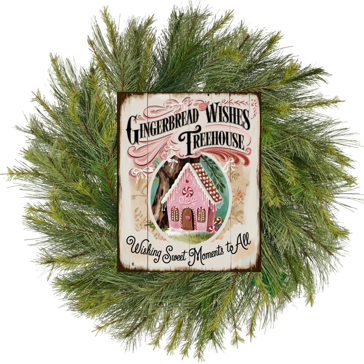 Shop For Gingerbread Wishes Treehouse Christmas Sign