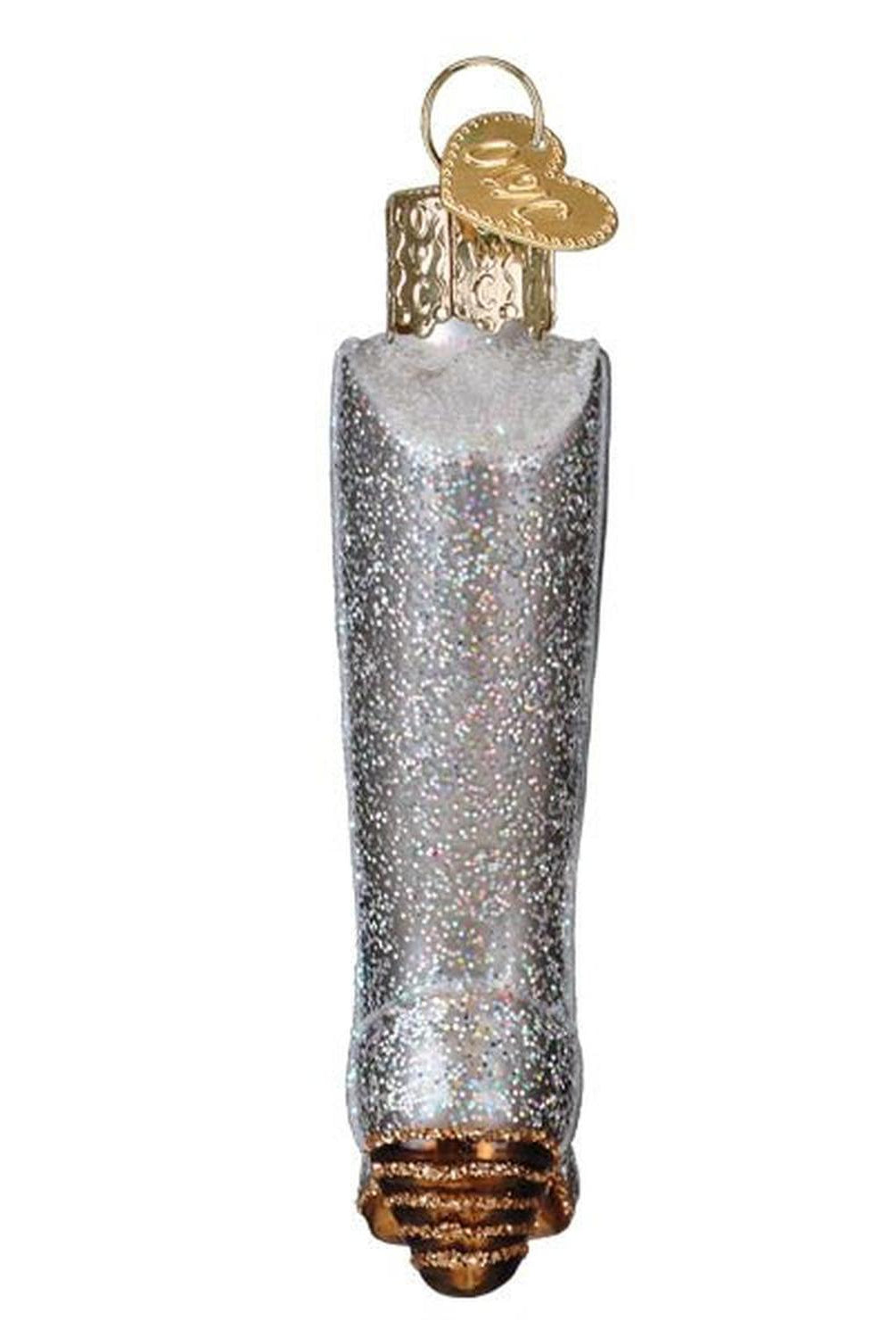 Glittered Boot Ornament