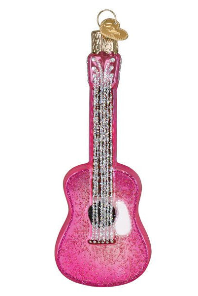 Shop For Glittered Glam Guitar Ornament