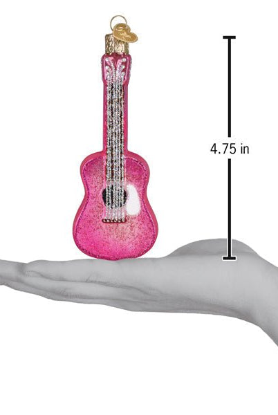 Shop For Glittered Glam Guitar Ornament