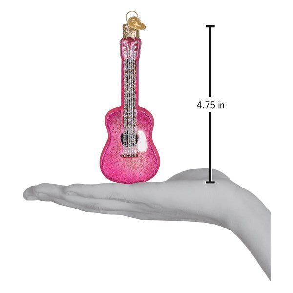 Shop For Glittered Glam Guitar Ornament