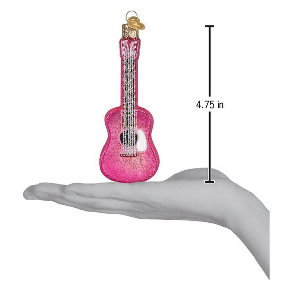 Shop For Glittered Glam Guitar Ornament