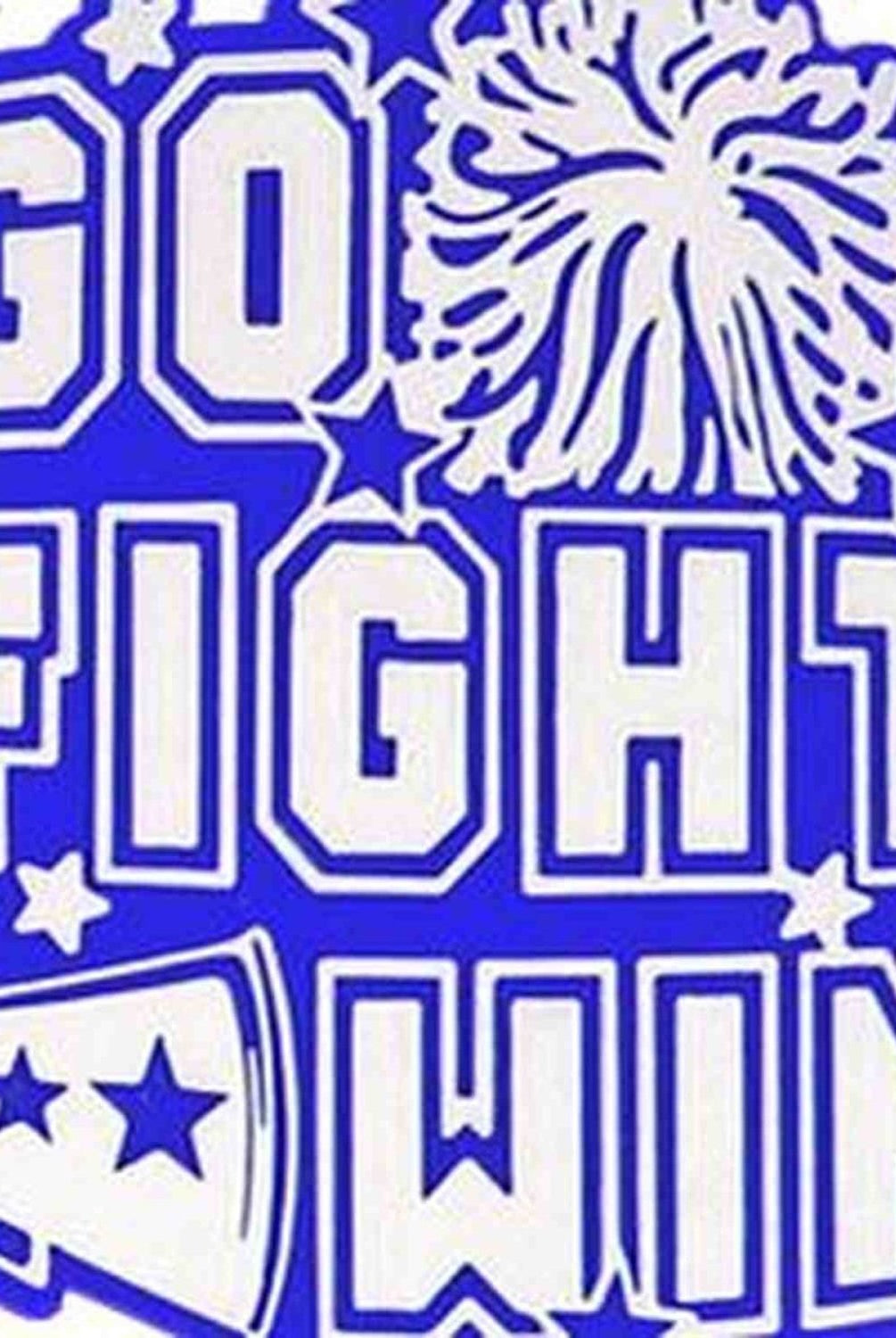 Shop For Go Fight Win Charm: Royal/White
