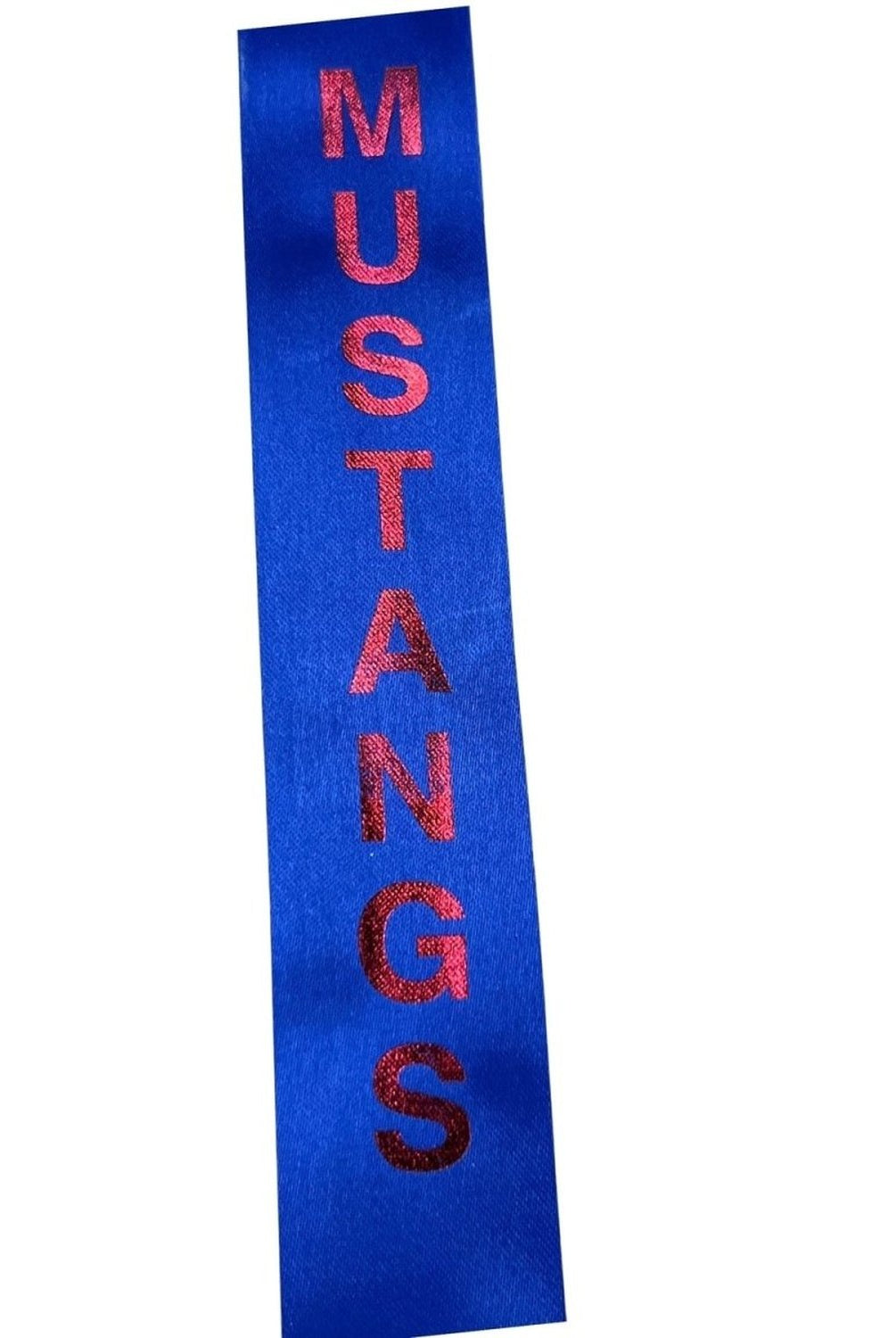 Shop For Go Mustangs Homecoming Ribbon: (Red/Royal), Size 9