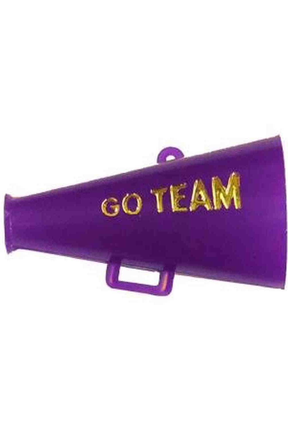 Shop For Go Team Megaphone Charm: Purple/Gold