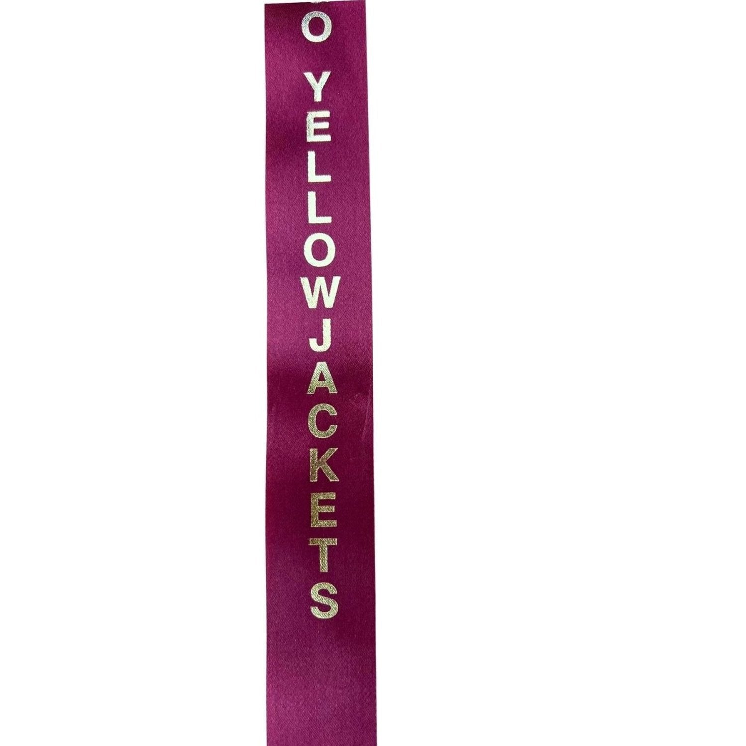 Shop For Go Yellowjackets Homecoming Ribbon: (Maroon/Gold), Size 9