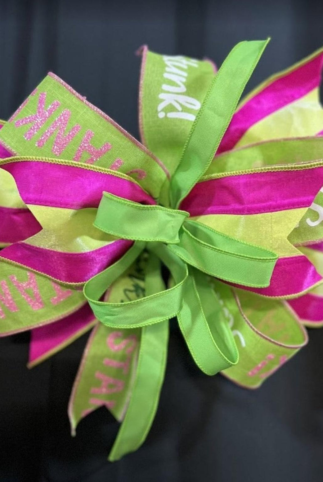 Green Monster Theme Bows