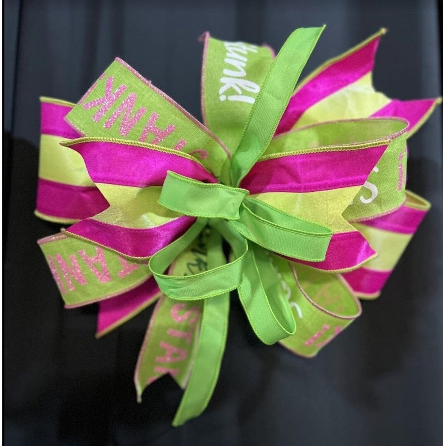 Green Monster Theme Bows
